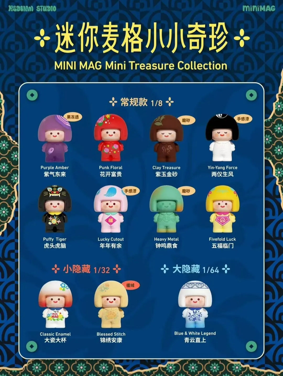 MINI MAG Mini Treasure Collection Series toy surprise box Dolls