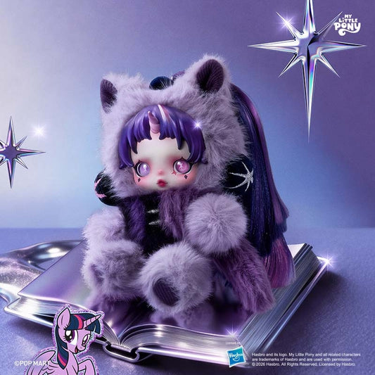 【Preorder February 6th】POP MART Skullpanda & My Little Pony Plush Series toy surprise box Dolls