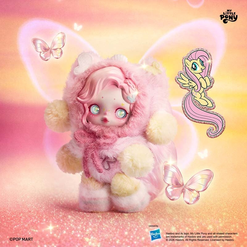【Preorder February 6th】POP MART Skullpanda & My Little Pony Plush Series toy surprise box Dolls