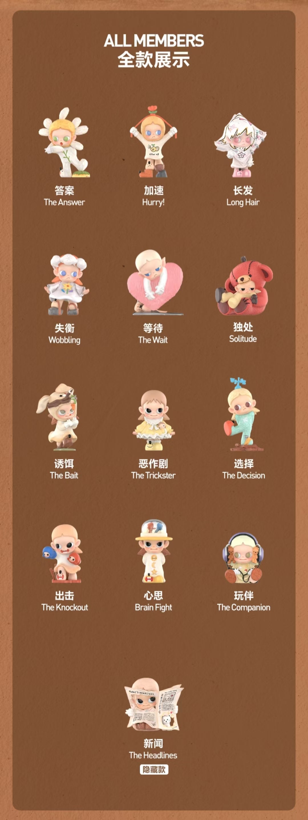 【preorder】POP MART Zsiga Under The Sun Series toy surprise box Dolls