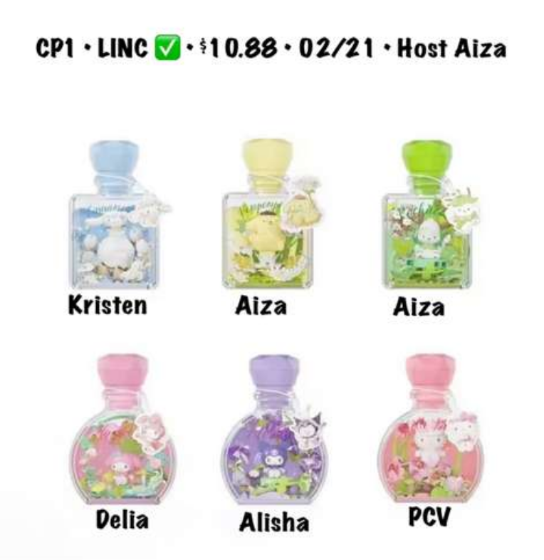 Sanrio Perfume Bottle Series Claim Party