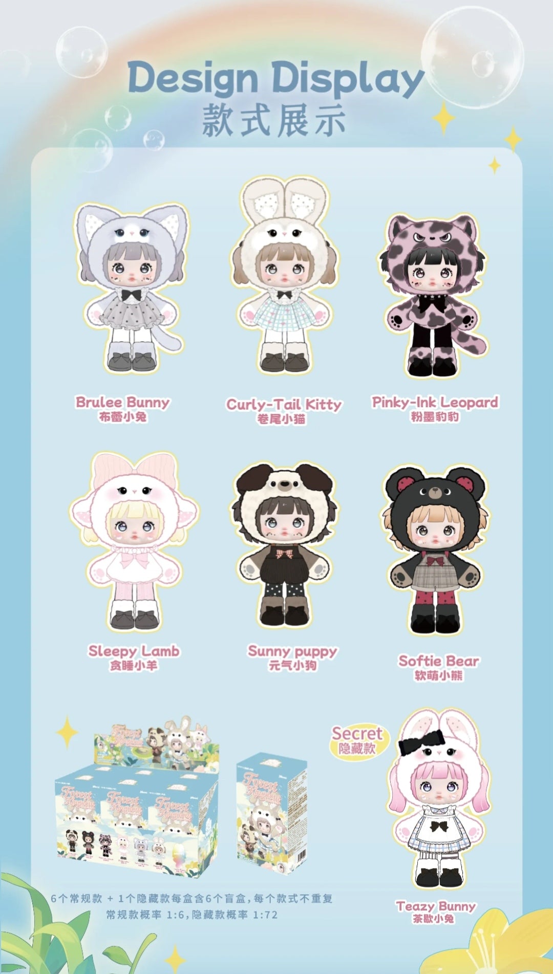 【preorder 2-3 days】Nommi Forest Kingdom BJD Series toy surprise box Dolls