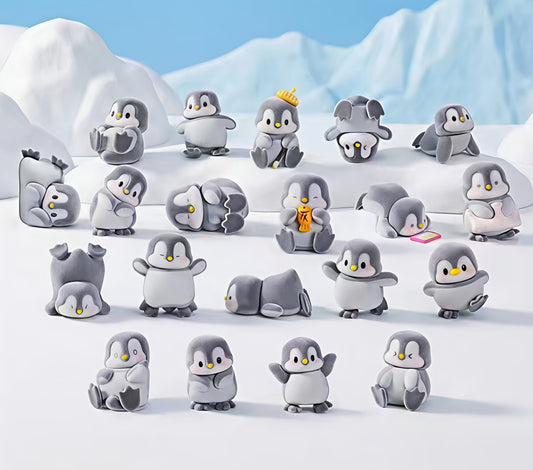 Penguin Apoo Glacier Daily Minibean Series toy surprise box Dolls