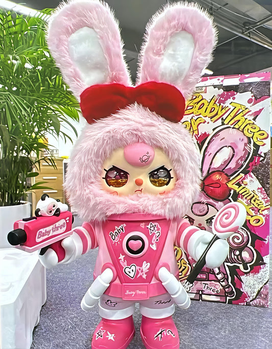 Baby Three Ember Pink 1000% Series Limited Figurine Dolls