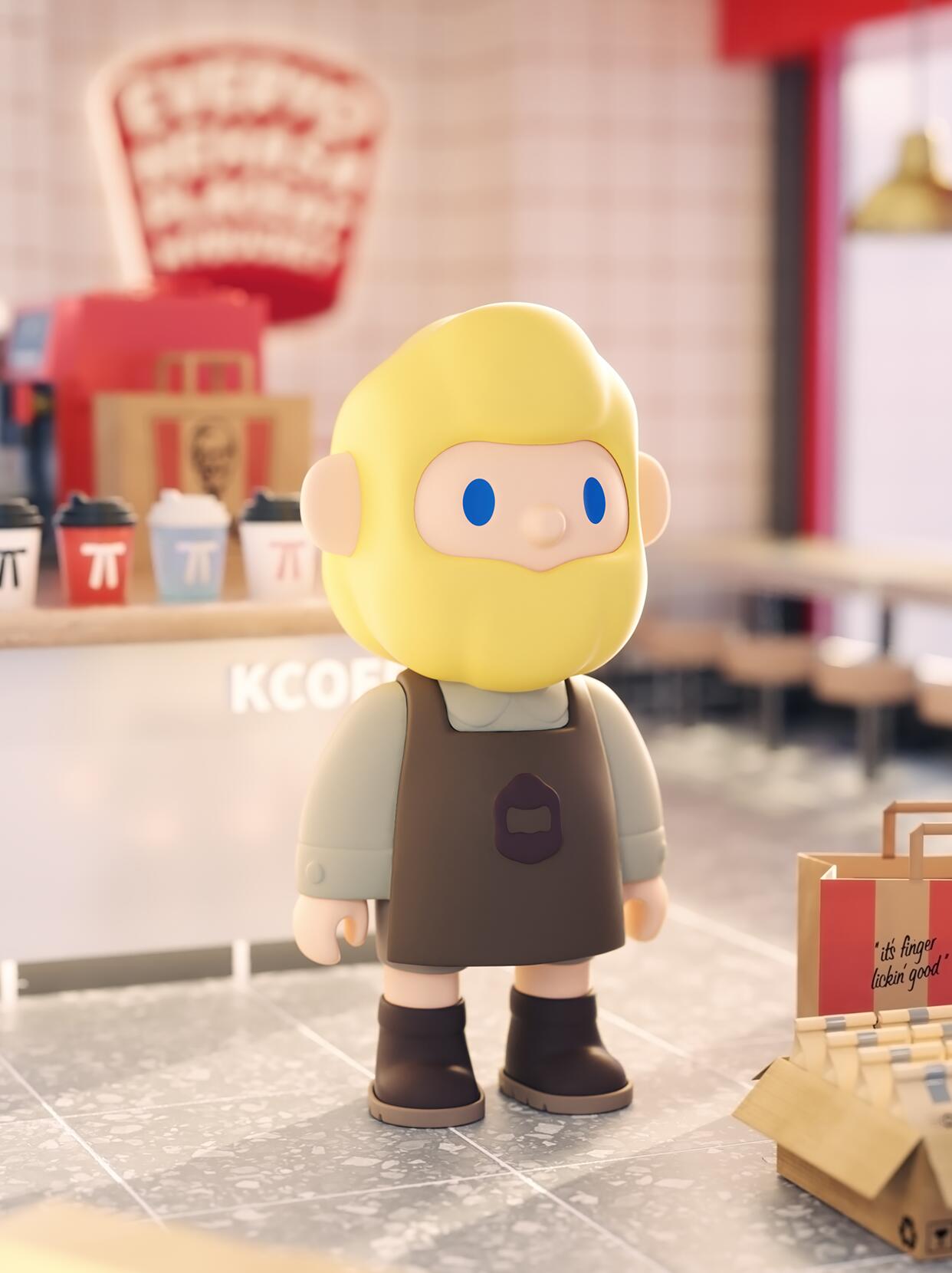 【preorder】Farmer BOB KFC Collaboration Series Dolls