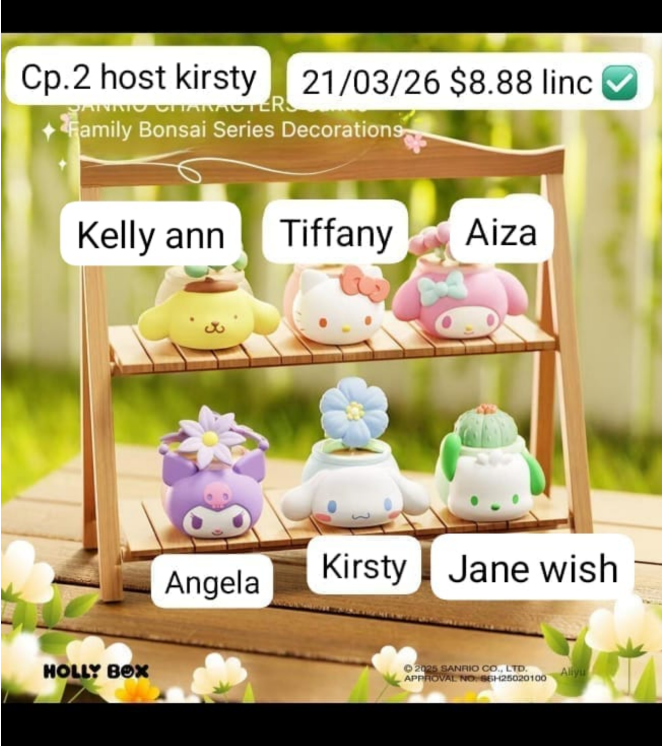 Sanrio Bonsai Series Claim Party