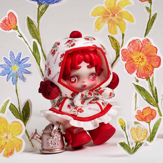 【preorder】POP MART SKULLPANDA Amid Flowers Plush Haning Card Dolls