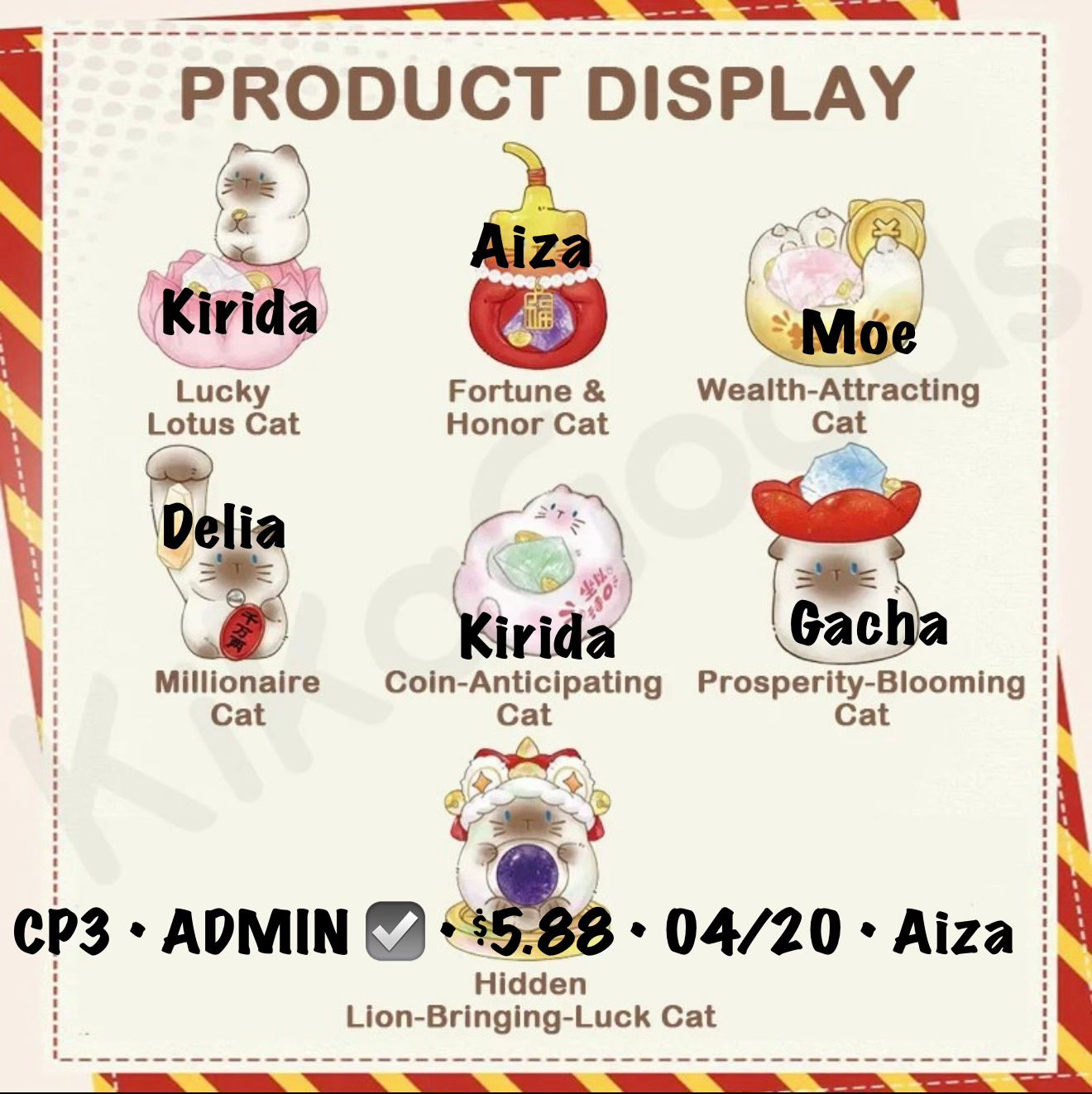 Cat Pal: Good Luck All Around Series Claim Party
