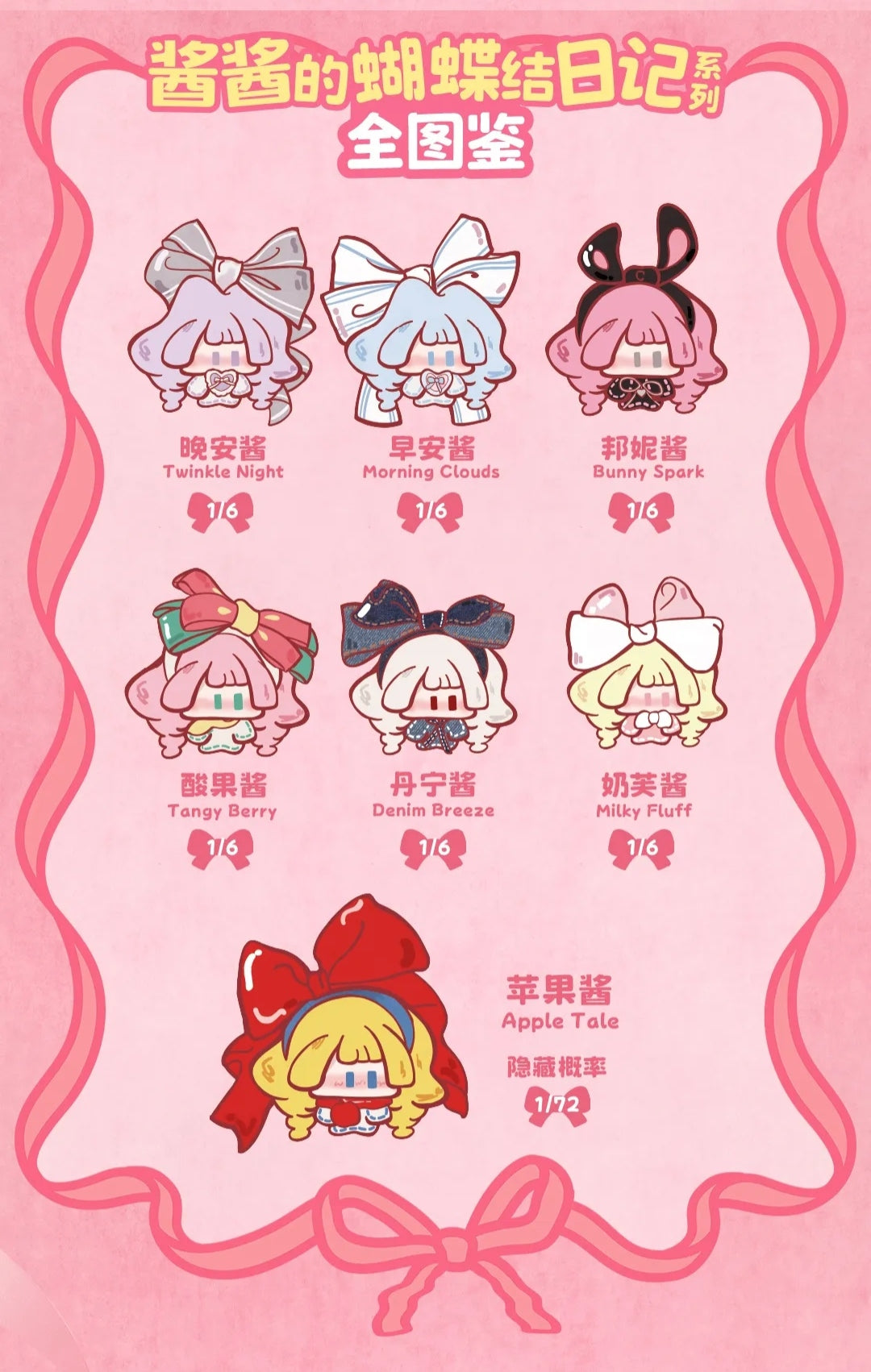 【preorder】Mooroo Meng Bow’s Diary Vinyl Plush Series toy surprise box Dolls