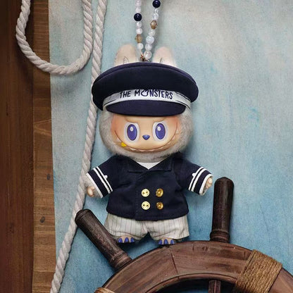 【preorder】POP MART The Monsters De Vliegende LABUBU Series Captain Vinyl Plush Hanging Card Dolls