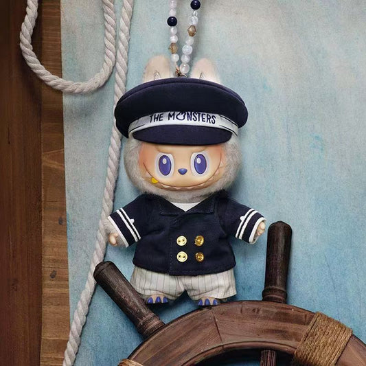 【preorder】POP MART The Monsters De Vliegende LABUBU Series Captain Vinyl Plush Hanging Card Dolls