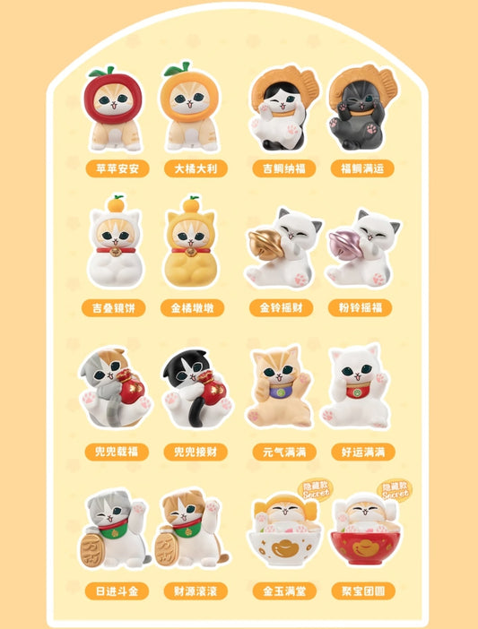 Mofusand Forune  Neko Minibean Series  toy surprise box Dolls