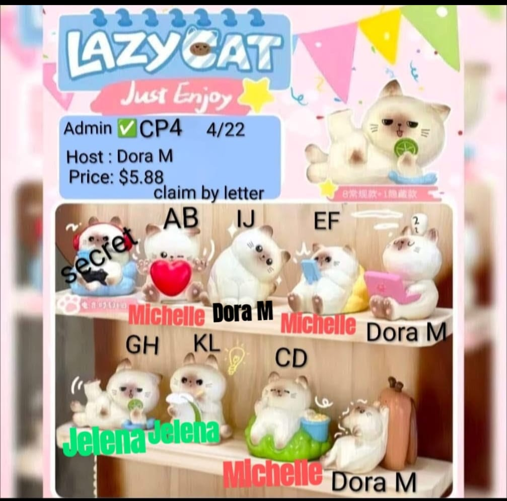 Lazy Kitten Series Claim Party