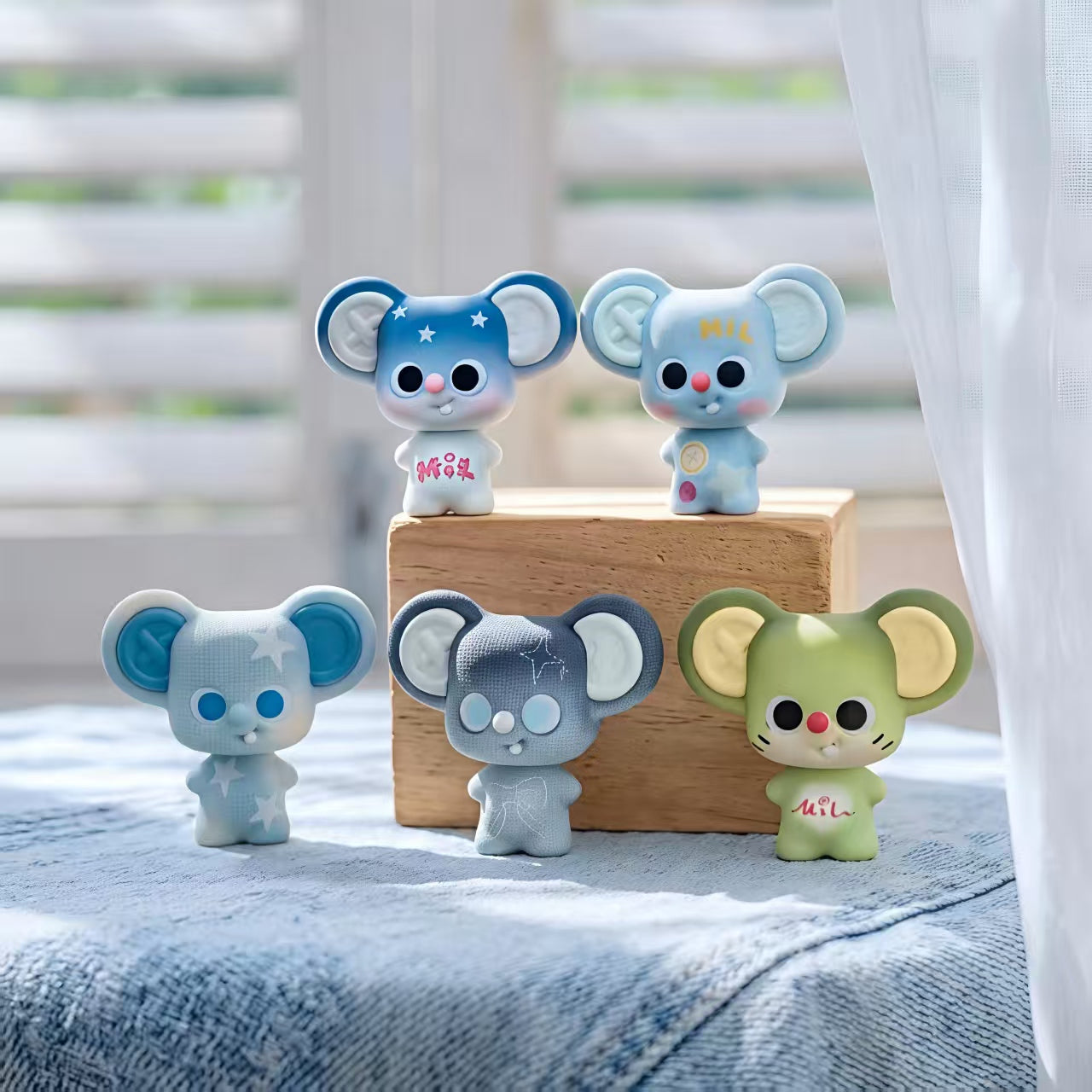 Button Mouse - A Letter from Button's Cloth Companion Minibean Series toy surprise box Dolls