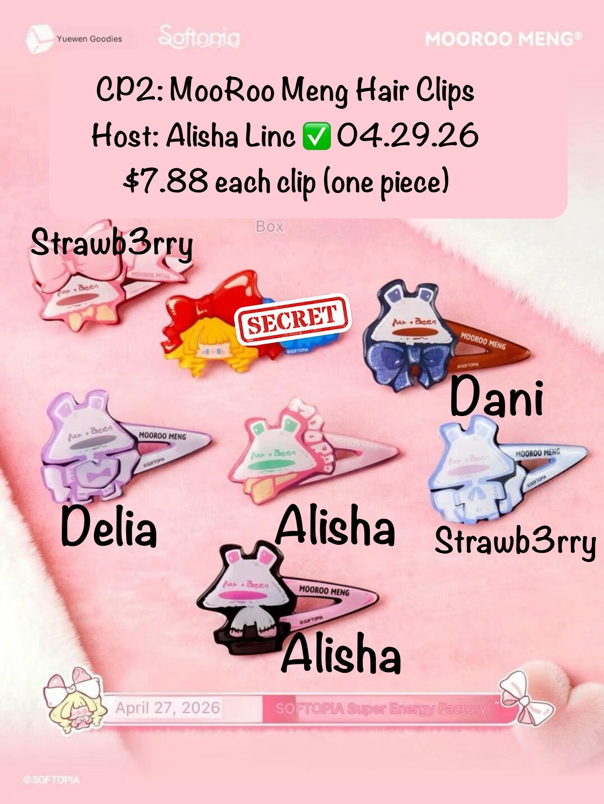 Jiangjiang's Bow Diary Series Claim Party