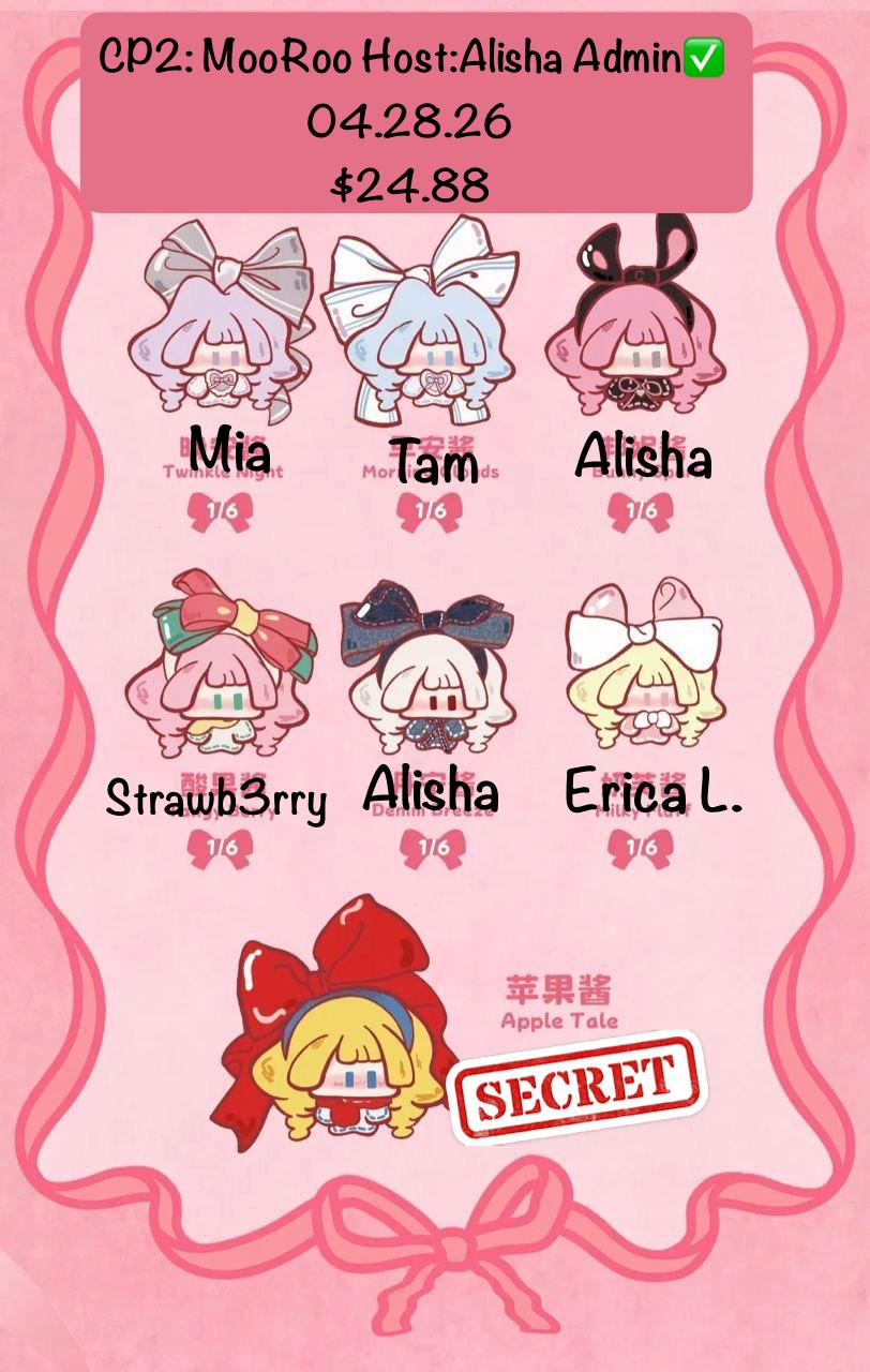 【preorder】Mooroo Meng Bow’s Diary Vinyl Plush Series toy surprise box Dolls