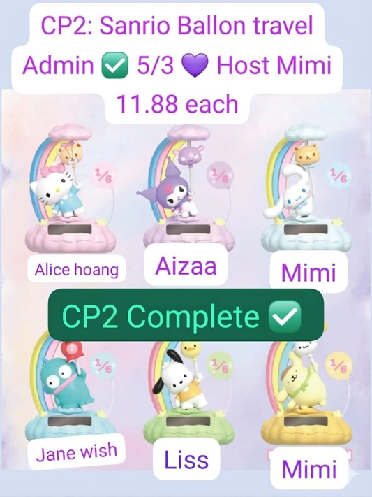 Sanrio Ballon travel Series Claim Party