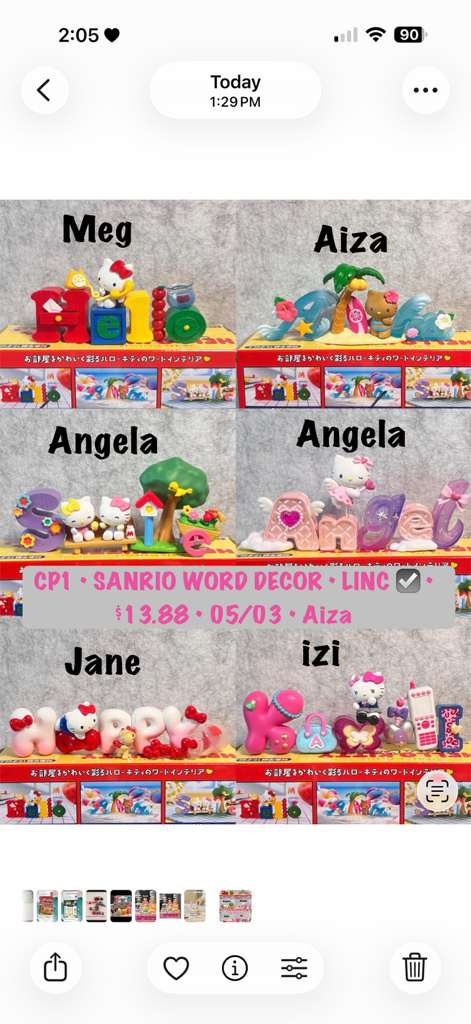 Hello Kitty Vocabulary Collection Series Claim Party