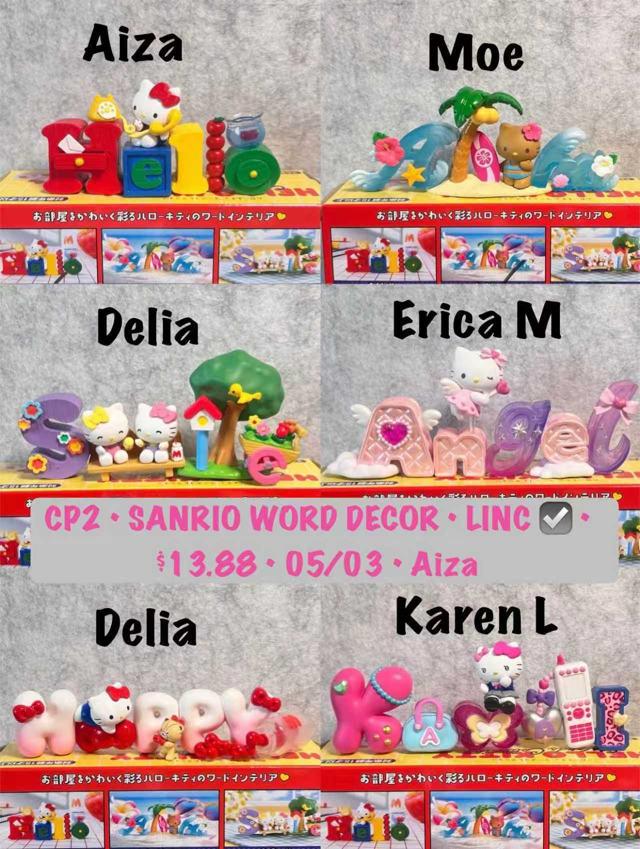 Hello Kitty Vocabulary Collection Series Claim Party