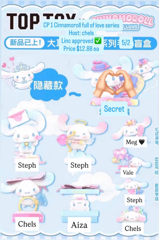 Cinnamoroll's Love-Filled Collection Series Claim Party