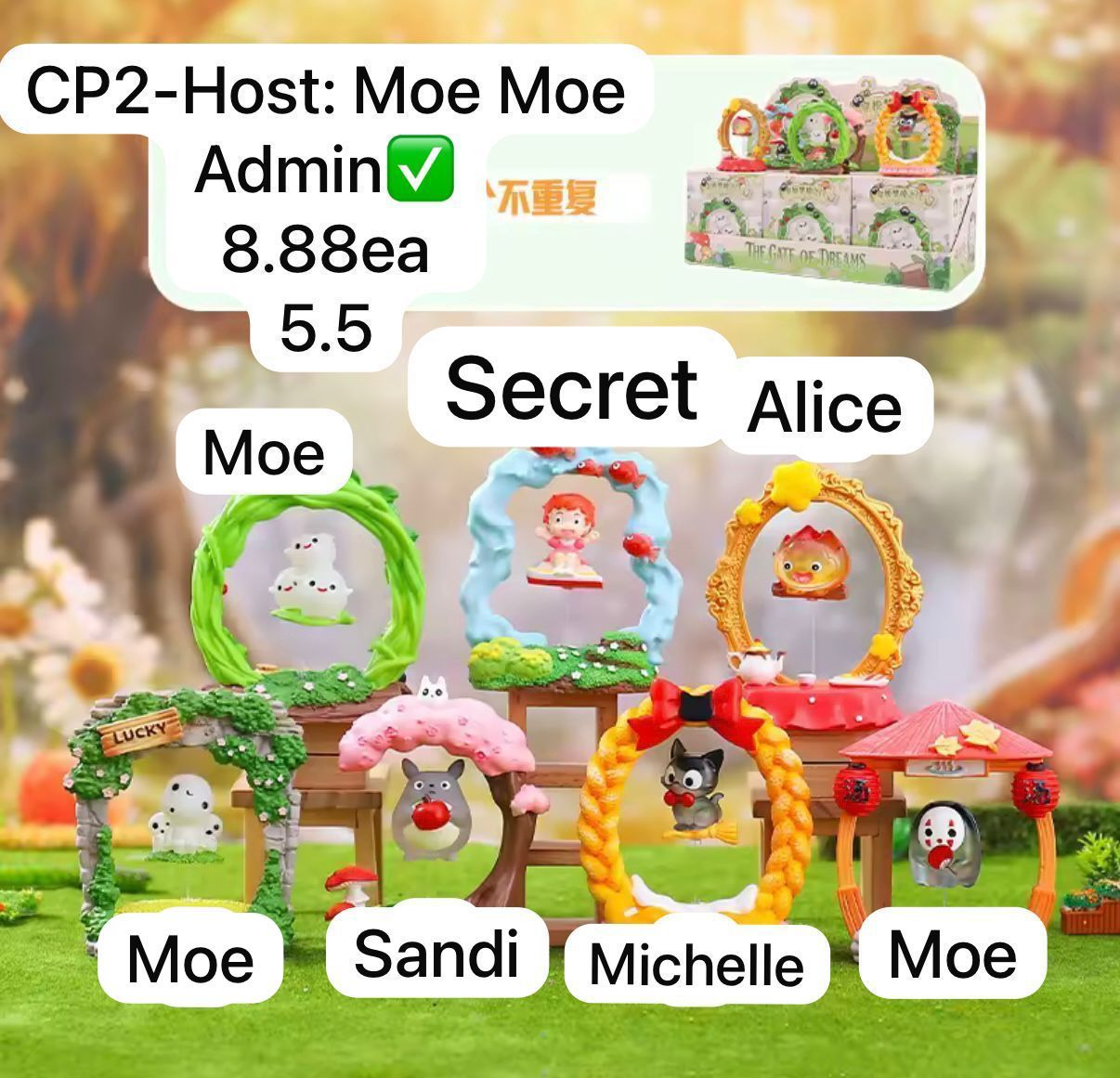 Miyazaki Hayao's Fairy Tale Floating Transcendental Fantasy Gate Series Claim Party