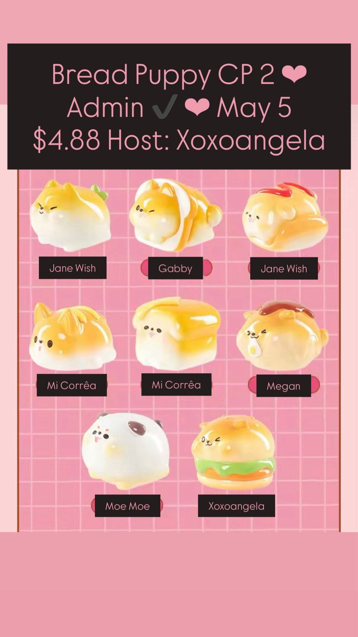Cute and Heartwarming Bread Dog Series Claim Party