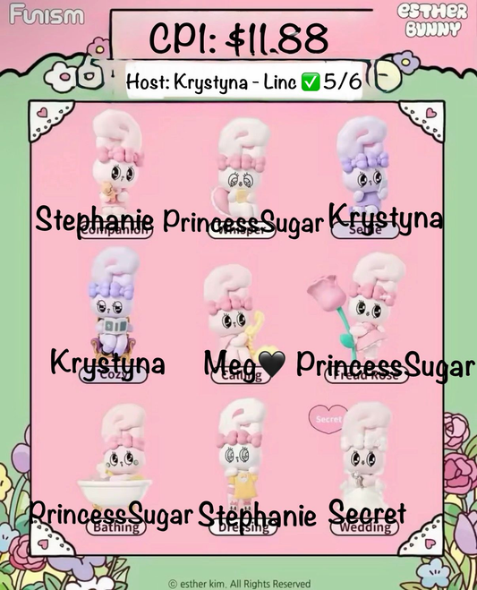 Esther Bunny Girlish Heart Series Claim Party