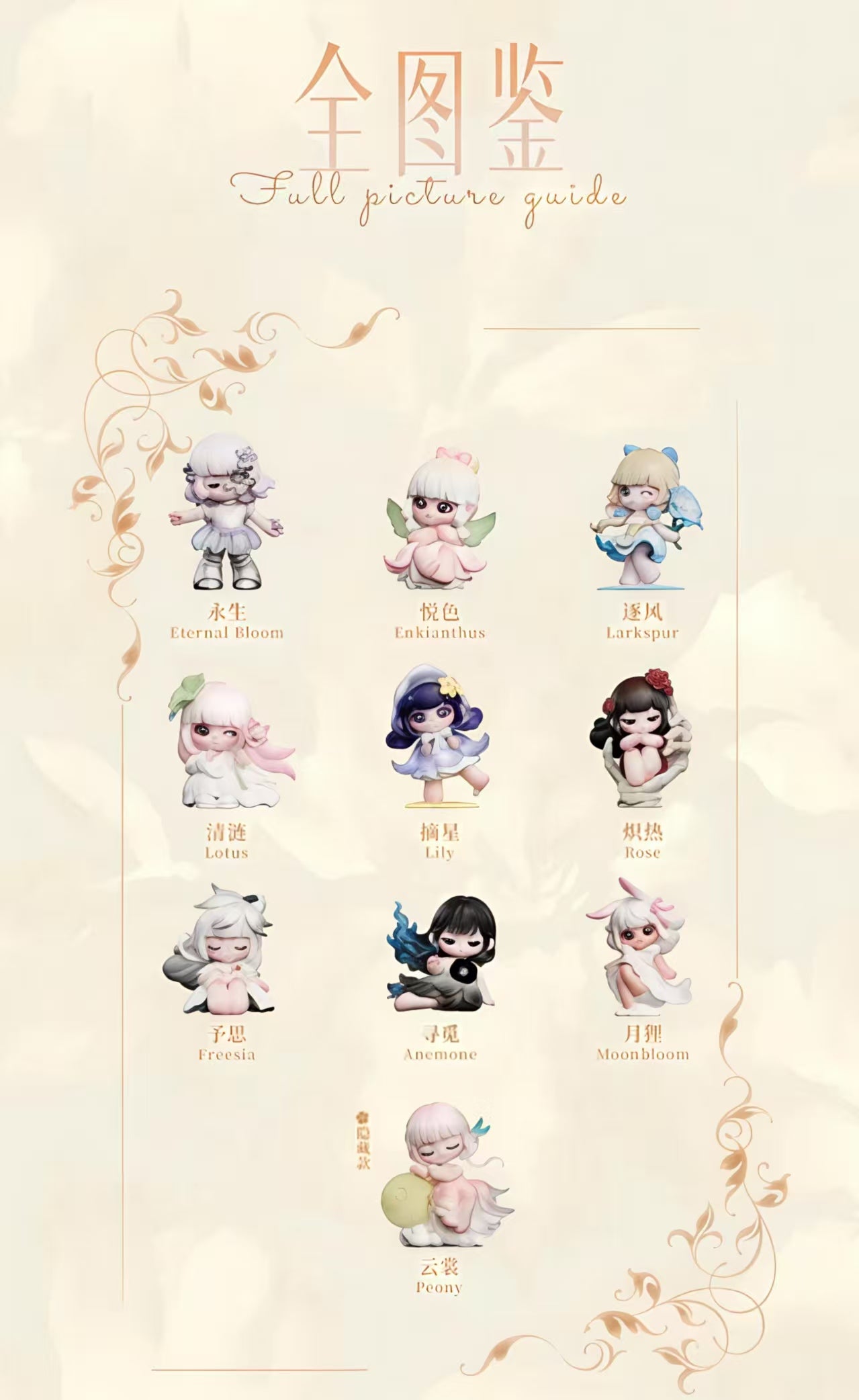 Liita Where Petals Settle Series toy surprise box Dolls