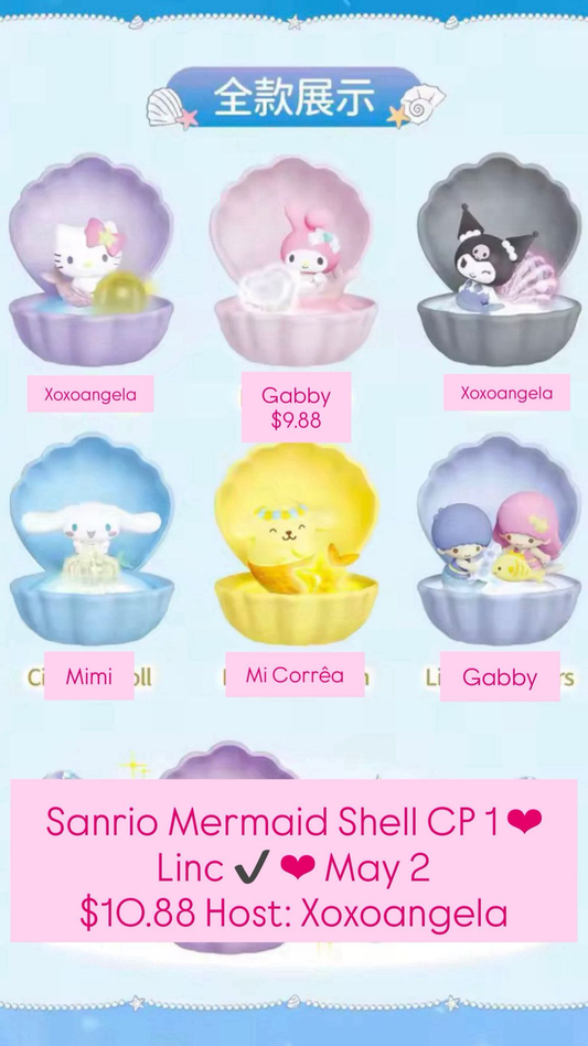 Sanrio Mermaid Shell Series Claim Party