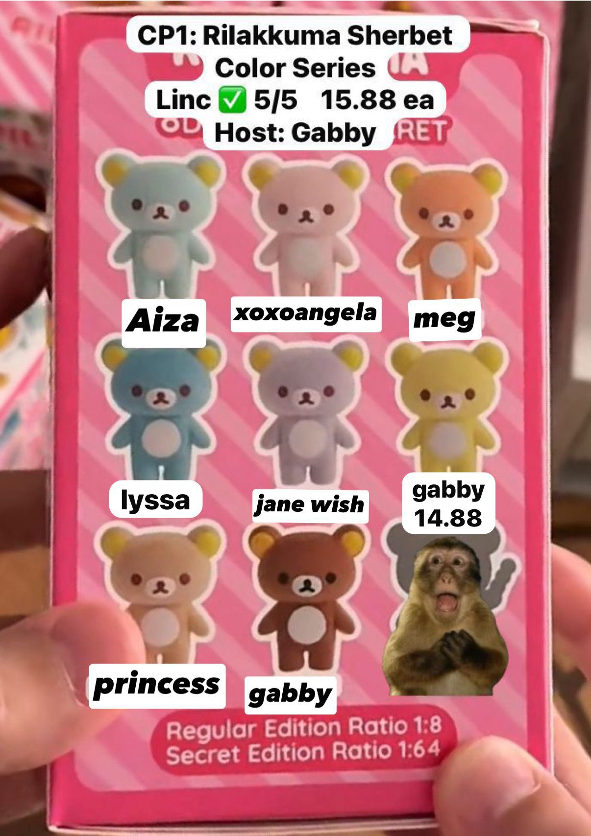 Rilakkuma Sherbet Series Claim Party