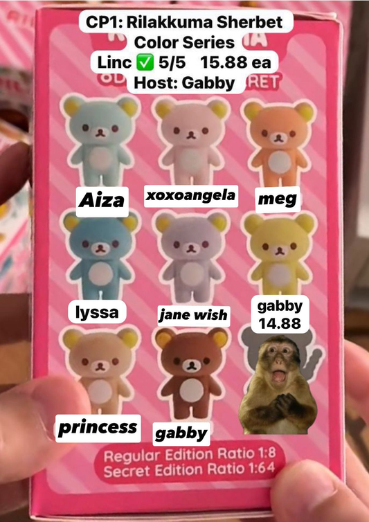 Rilakkuma Sherbet Series Claim Party
