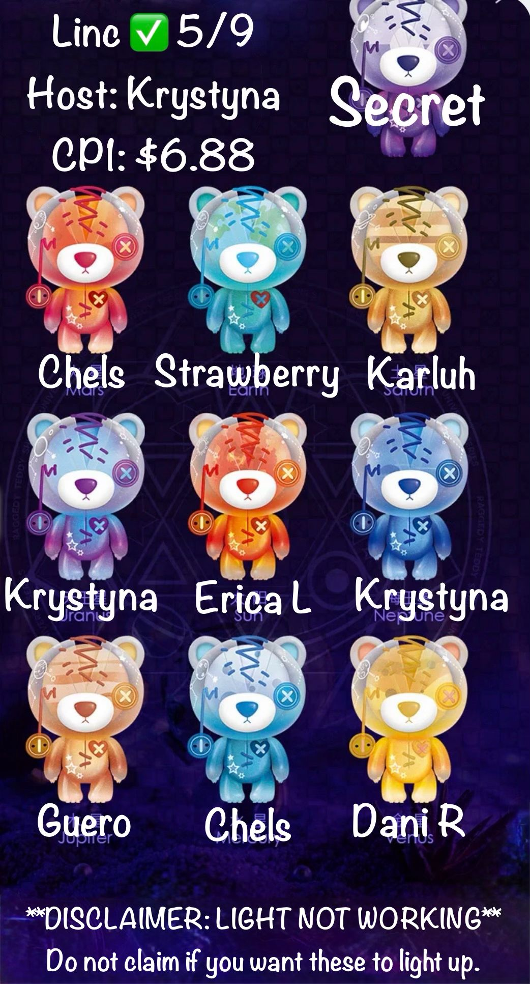 The Little Universe in the Palm of a Bear Series Claim Party