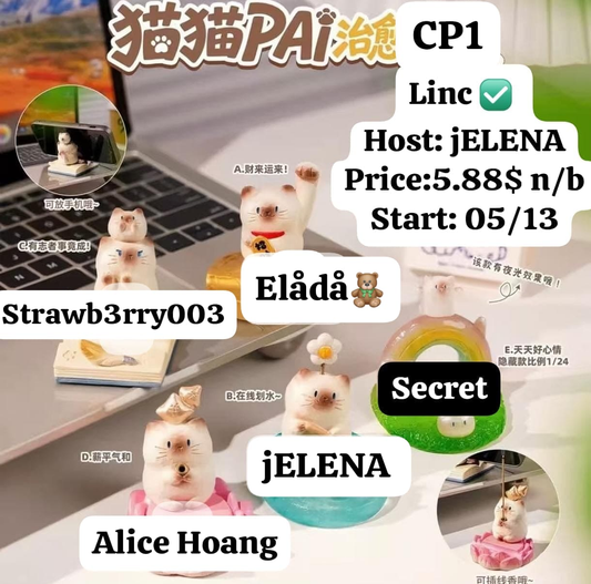 Cat Pal Healing and Companionship Series Claim Party