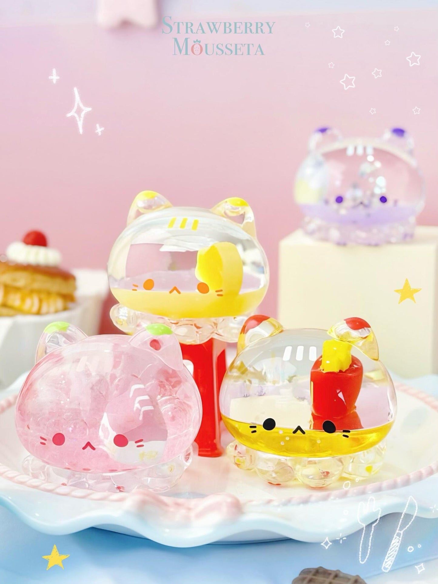 Octcats' Food Carnvial Series toy surprise box Dolls