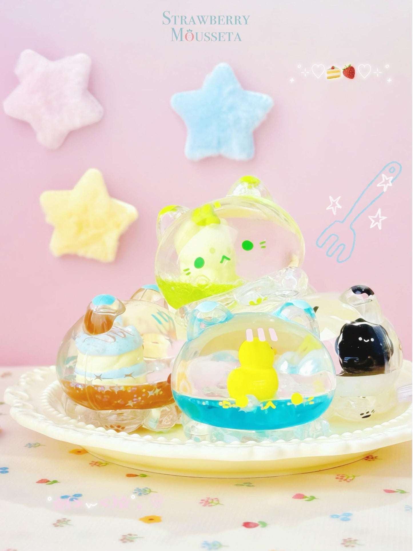 Octcats' Food Carnvial Series toy surprise box Dolls
