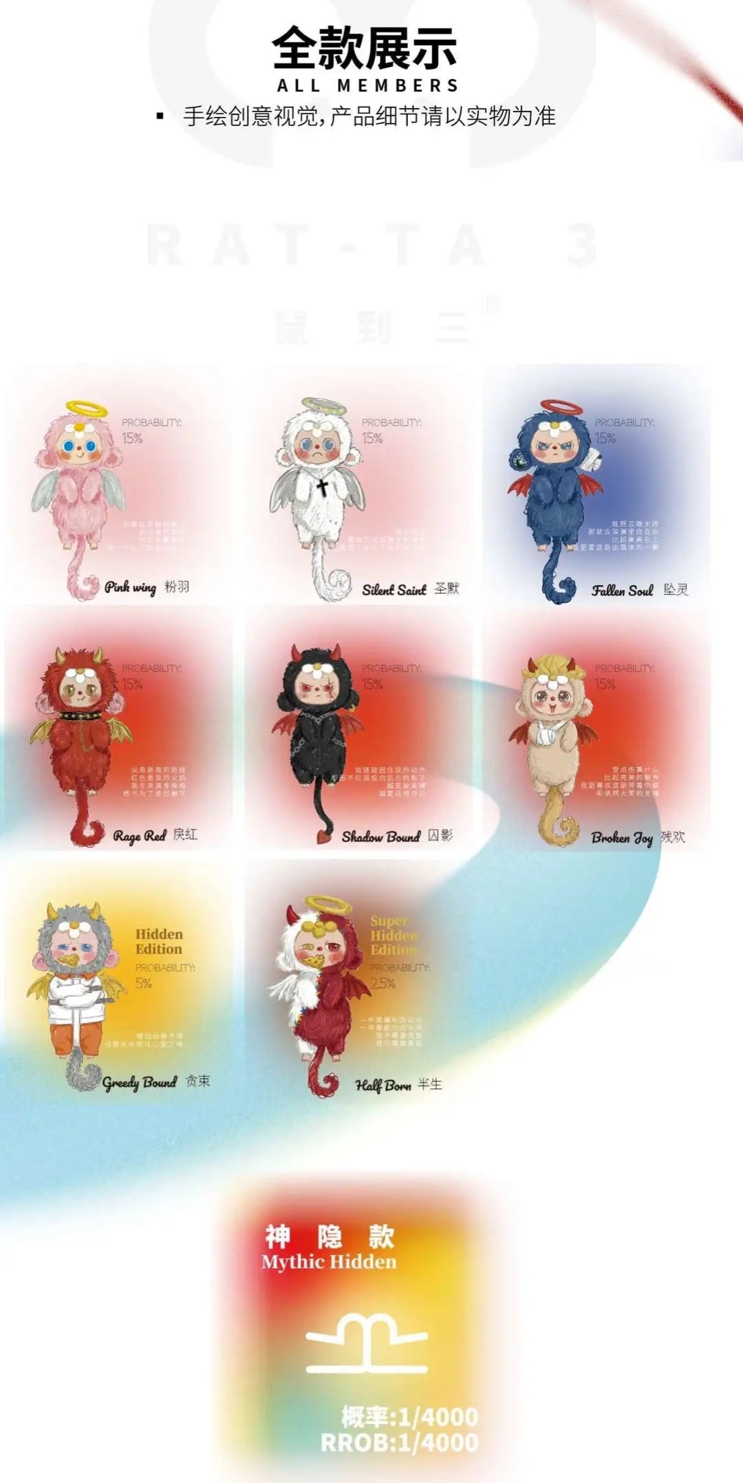 Moodeverse Boundless Plush Series toy surprise box Dolls