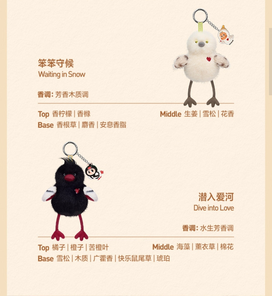 POP MART Dear Birds Fragrance Pendant Series toy surprise box Dolls