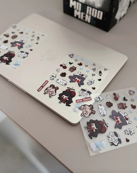 Mooroo Cartoon Series Dolls Stickers