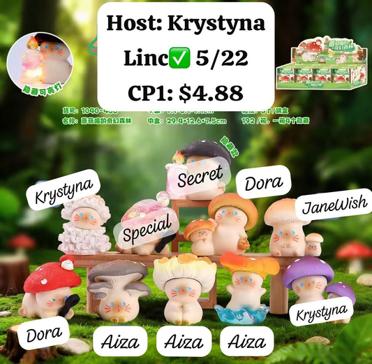 Mushroom Miao's Enchanted Forest Series Claim Party