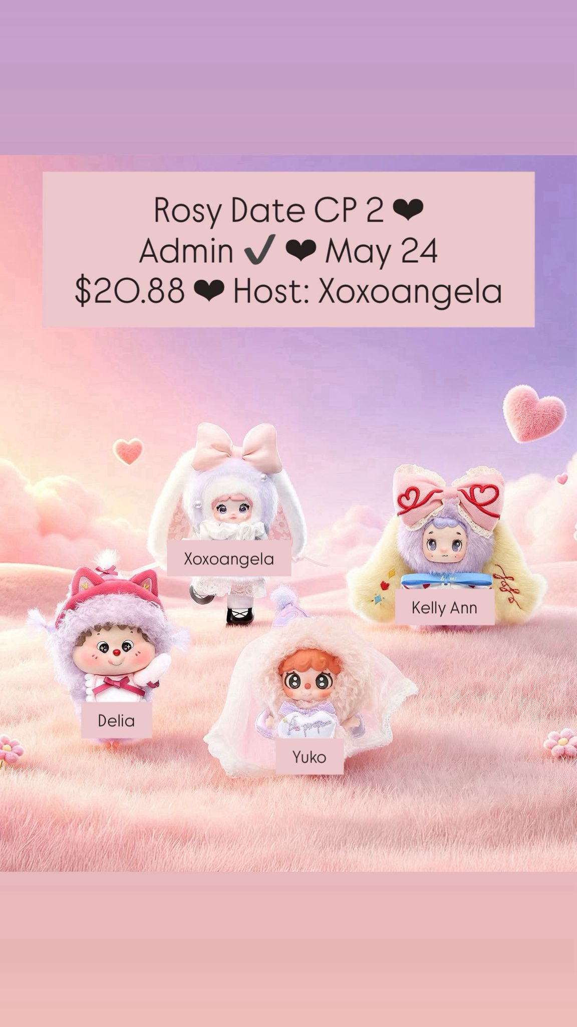Rosy Date: The Beautiful Date Collection Claim Party