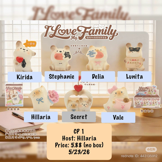 Cat Pal I Love my Family Series Claim Party