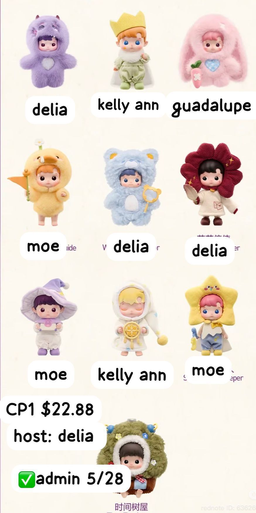 【preorder】POP MART Hacipupu Mystery Tales Mini BJD Series toy surprise box Dolls