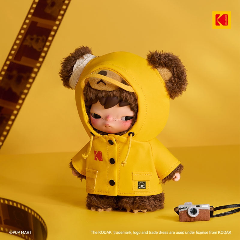 【preorder】POP MART Hirono × Kodak Little Bear Plush Pendant Hanging Card Dolls