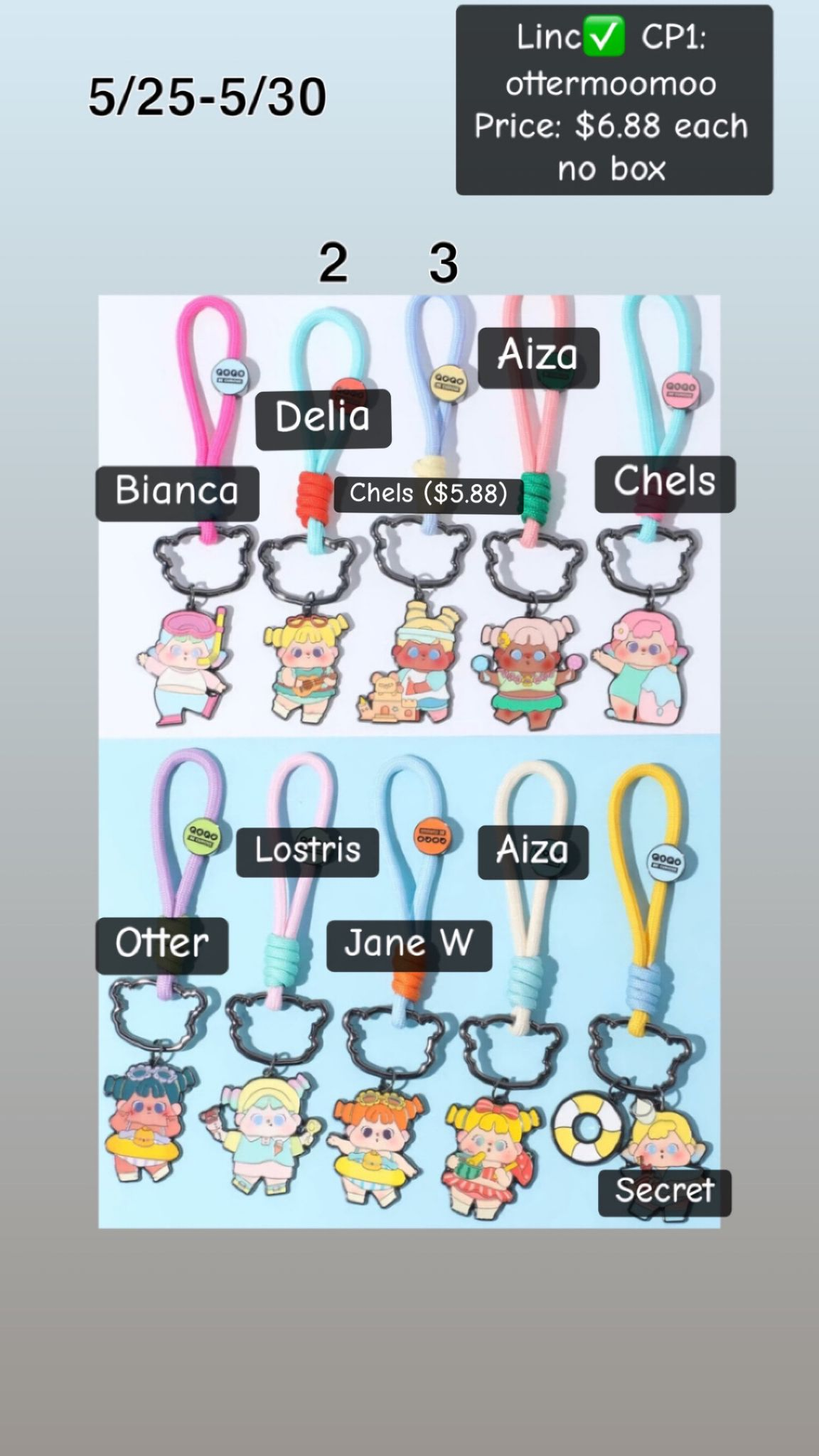QOQO Accompany You to See the Sea Series Claim Party