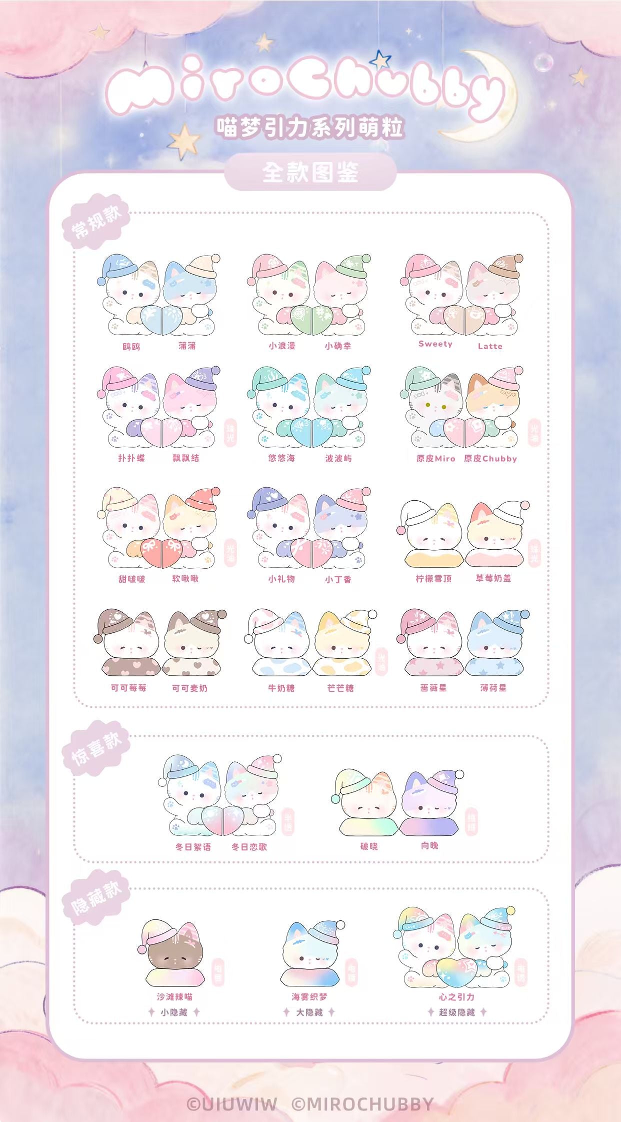 Meow Dream Magnetism Minibean Series toy surprise box Dolls