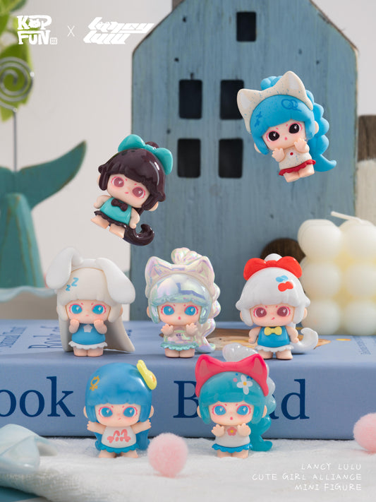 Lancy Lulu Cute Girl Alliance Minibean Series toy surprise box Dolls