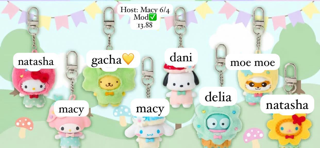 Sanrio Forest Series Claim Party