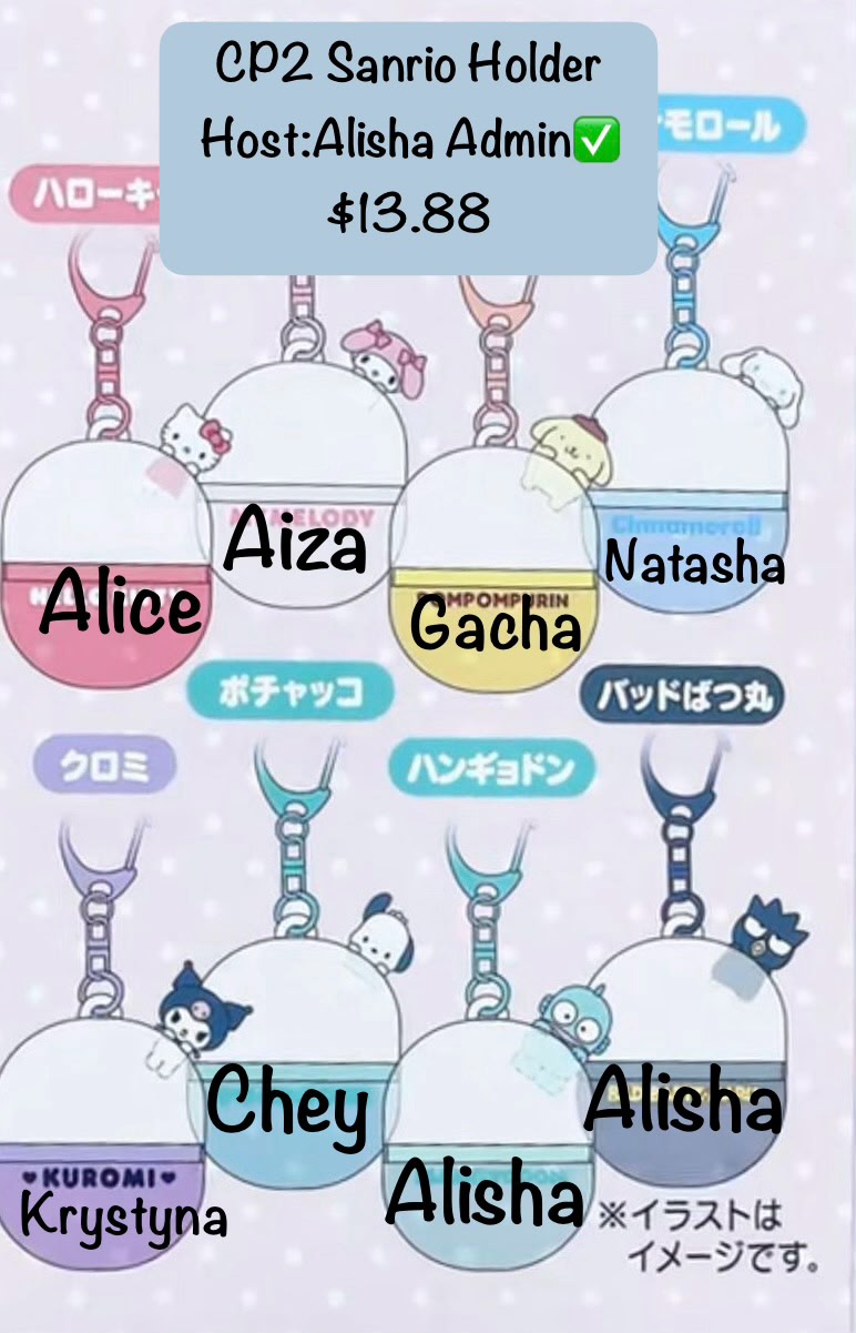 Sanrio Capsule Keychain Series Claim Party