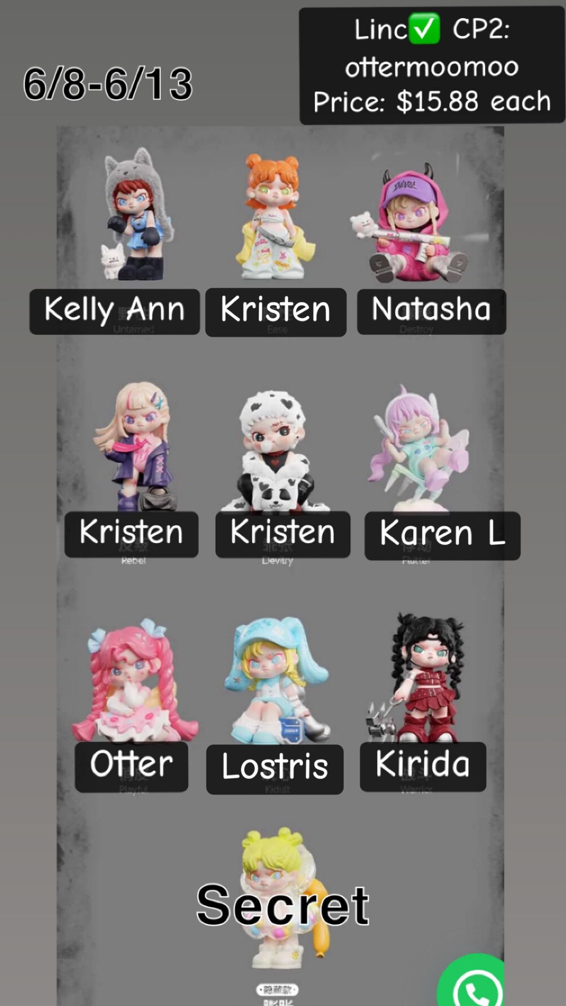 【preorder June 15th】Dora On My Way Series toy surprise box Dolls