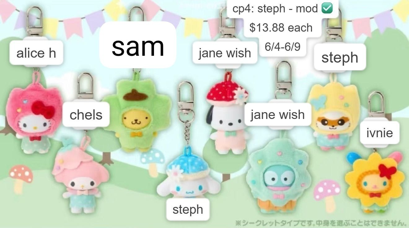 Sanrio Forest Series Claim Party